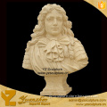 famous western man bust sculpture in marble for decoration